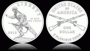 2012 Infantry Soldier Silver $1 Designs