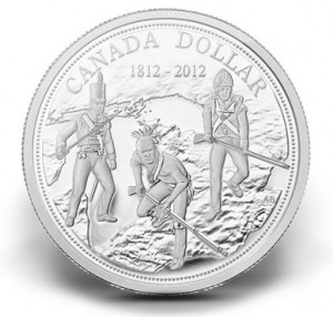 2012 WAR OF 1812 ANNIVERSARY SILVER DOLLAR