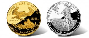 American Gold and Platinum Eagle Coins