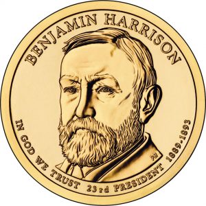 Benjamin Harrison Presidential Dollar