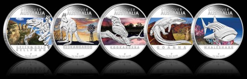 2012 Discover Australia Silver Proof Coins