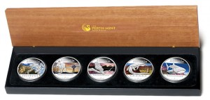 2012 Discover Australia Silver Proof Five-Coin Set
