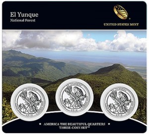 El Yunque Quarter Three-Coin Set