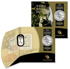 Infantry Soldier Silver Dollar Defenders of Freedom Set