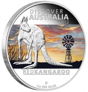 Red Kangaroo Silver Proof Coin