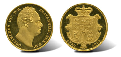 1831 William IV (1831-7), Proof Gold Sovereign