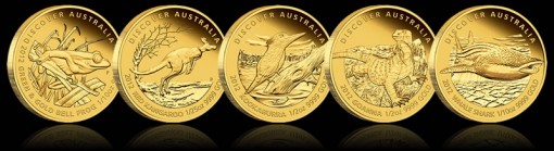 2012 Discover Australia Gold Proof Coins