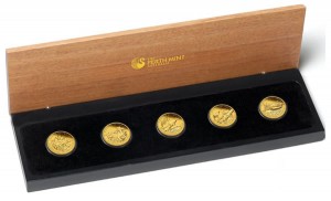 2012 Discover Australia Gold Proof Five-Coin Set