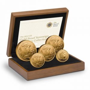 2012 UK Gold Sovereign Five Coin Collection