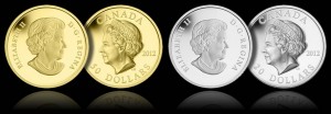 Queen Elizabeth II Ultra-High Relief Gold and Silver Proof Coins