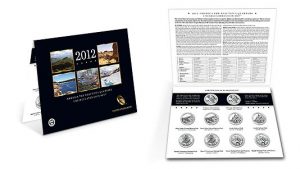 2012 America the Beautiful Quarters Uncirculated Set