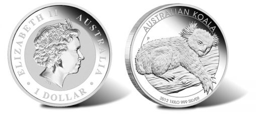 2012 Australian Koala 1 Kilo Silver Proof Coin