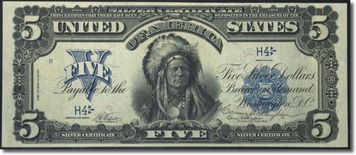 Fr. 276 $5 1899 Silver Certificate