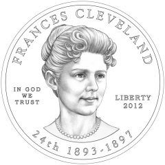 Frances Cleveland (Second Term) First Spouse Gold Coin Obverse Design