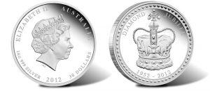 2012 Australian Diamond Jubilee Kilo Silver Coin