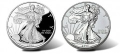 2012-S Proof and 2012-S Reverse Proof American Silver Eagle Coins