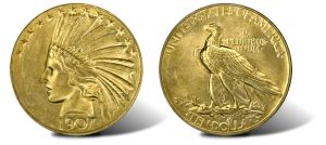 Rolled Edge 1907 Eagle