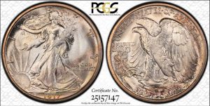 1917-S Reverse 50c High Desert MS66+