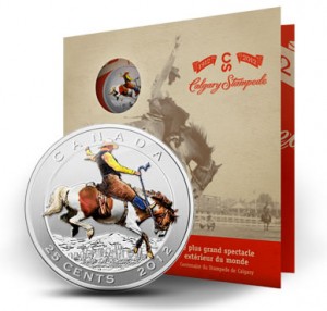 2012 25-Cent Calgary Stampede 100th Anniversary Coin & Stamp Set