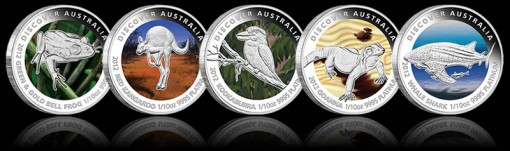 2012 Discover Australia Platinum Proof Coins
