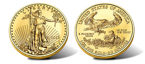 2012-W $50 Uncirculated American Gold Eagle Coin