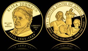 Eliza Johnson First Spouse Gold Proof Coin