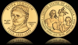 Eliza Johnson First Spouse Gold Uncirculated Coin