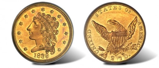 1839 Quarter Eagle