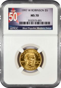 1997-W $5 Robinson Gold Coin