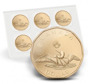 2012 $1 Lucky Loonie Circulation Coin