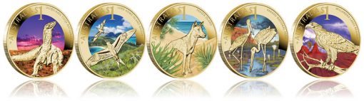 2012 Celebrate Australia $1 Coins