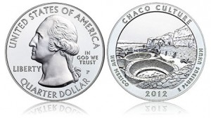 2012-P Chaco Culture National Historical Park Five Ounce Silver Uncirculated Coin