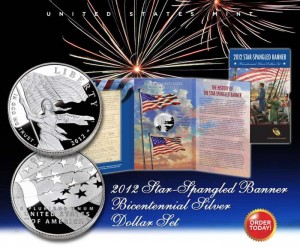 U.S. Mint image of Star-Spangled Banner Coins