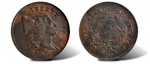 1796 Liberty Cap Half Cent