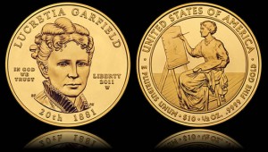 2011-W Uncirculated Lucretia Garfield First Spouse Gold Coin