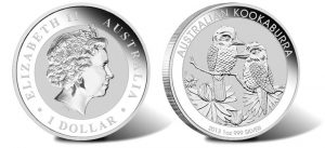 2013 Australian Kookaburra Silver Bullion Coin