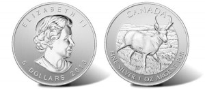 2013 Pronghorn Antelope Silver Bullion Coin
