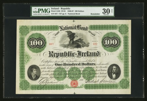 Ireland National Bond of the Republic of Ireland $100