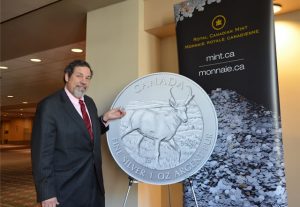 Michael Fuljenz with Pronghorn Antelope coin