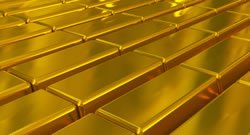 Layers of gold bars