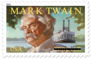 Mark Twain Forever commemorative stamp