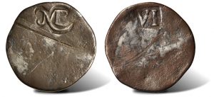 1652 Sixpence Coin