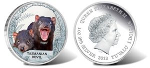 2013 Tasmanian Devil 1oz Silver Proof Coin