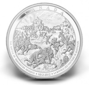 Battle of Queenston Heights 2012 Canadian 1-Kilo Silver Coin