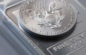 Silver Eagle Bullion Coin and Silver Bullion Bars