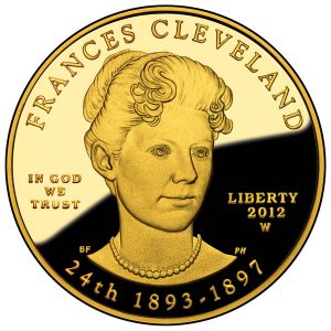 2012 Frances Cleveland (Second Term) First Spouse Gold Coin - Proof Obverse