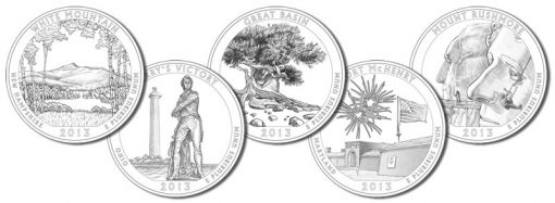 2013 America the Beautiful Quarters and Silver Coin Designs