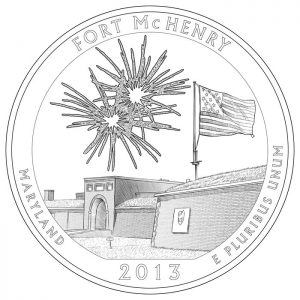 Fort McHenry National Monument and Historic Shrine Quarter and Silver Coin Design