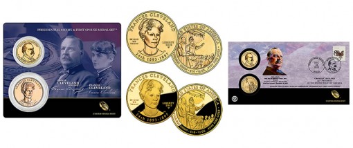 Second Term Cleveland $1, Medal and Gold Coin Products