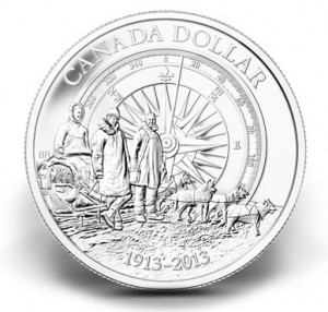 100th Anniversary of the Canadian Arctic Brilliant Silver Dollar
